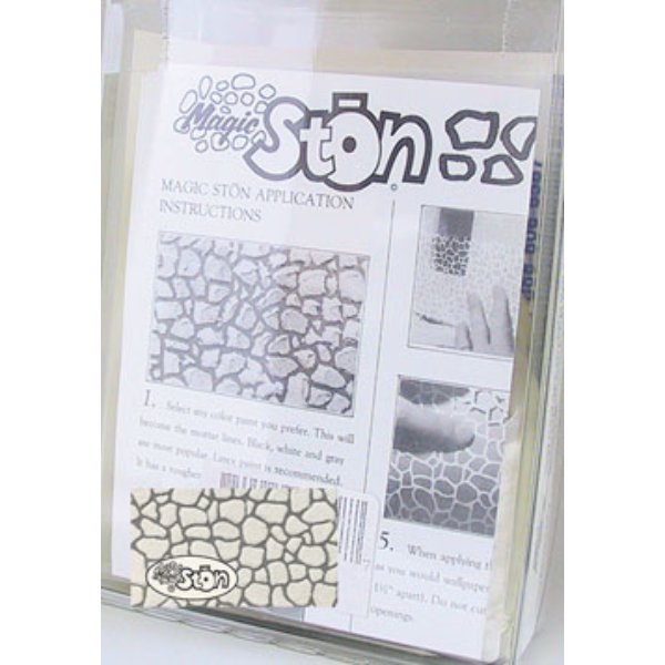 SW510 4 Sq. ft. Magic Stone for Dollhouse Miniature - White