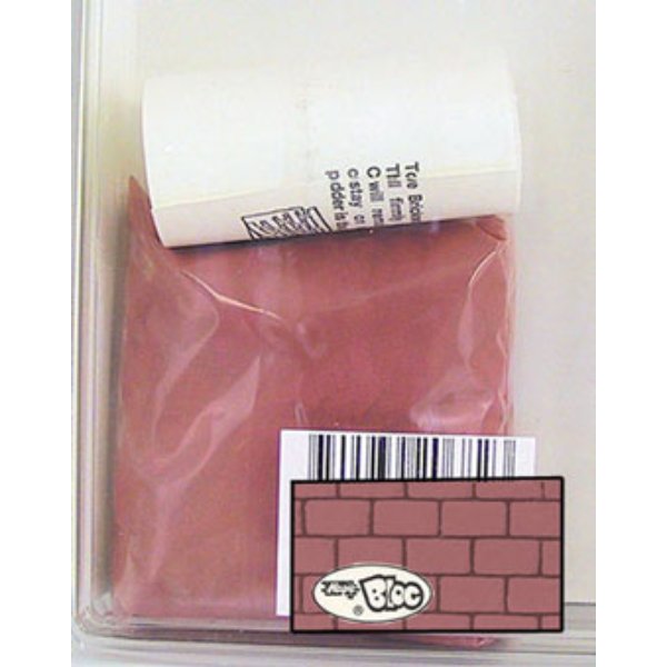 SW532R 2 Sq. ft. Magic Block Kit for Dollhouse Miniature - Red