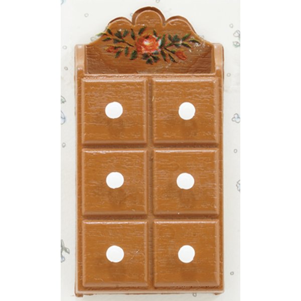 CB54 Decorated Spice Chest for Dollhouse Miniature