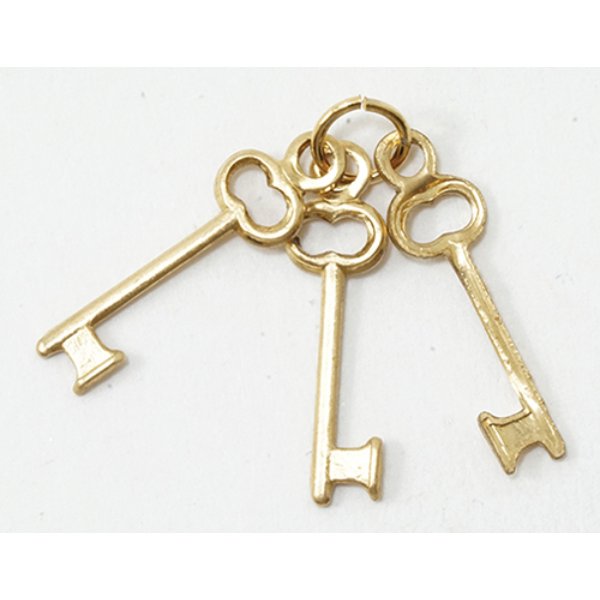 MUL12 Keys on Ring for Dollhouse Miniature