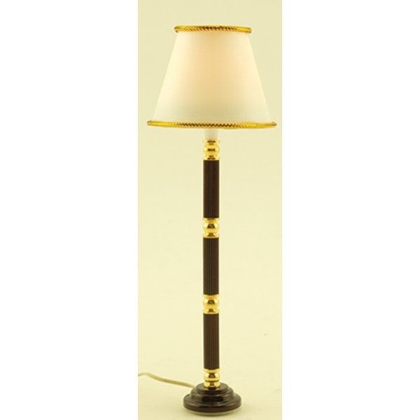 MH716 Stained Base Floor Lamp for Dollhouse Miniature