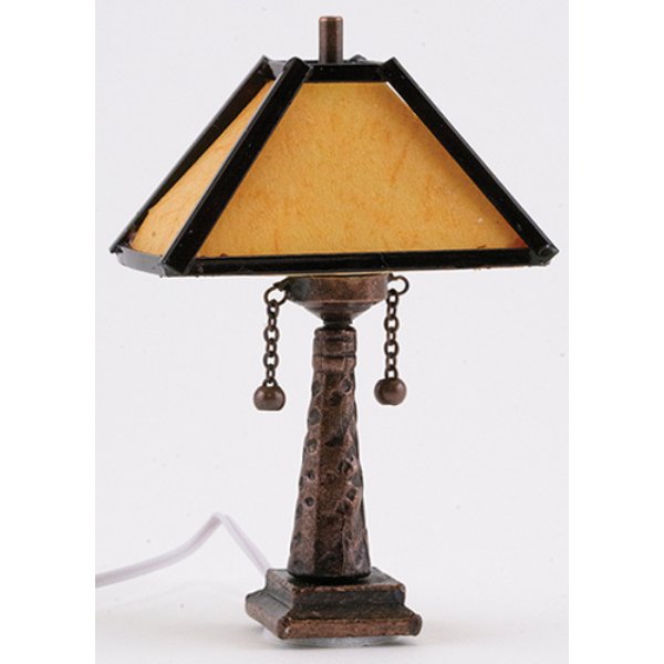 MH1069 Tiffany Table Lamp for Dollhouse Miniature - Branch Design