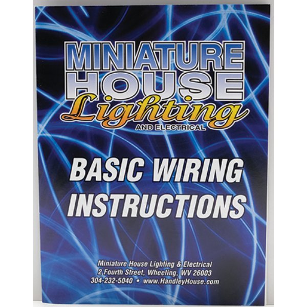 MH40108 Basic Wiring Instruction Booklet for Dollhouse Miniature