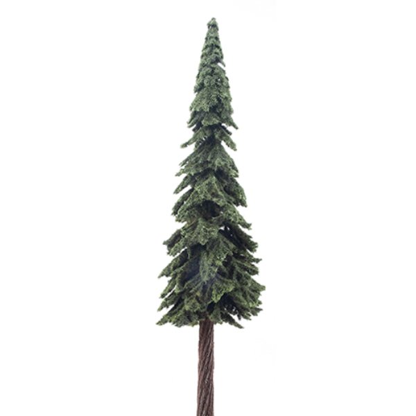CA0547 15 in. Ponderosa Pine Tree on Spike for Dollhouse Miniature