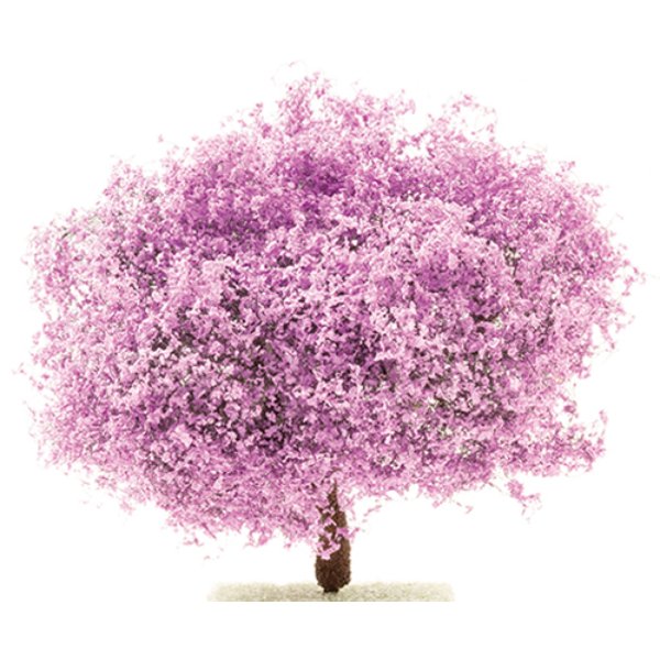 CA1562 4 in. Ornamental Redbud Tree on Spike for Dollhouse Miniature