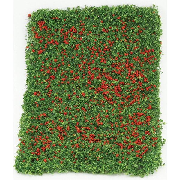 CA4126 5 x 7 in. Red Rose Leaf Micro-Phlox for Dollhouse Miniature