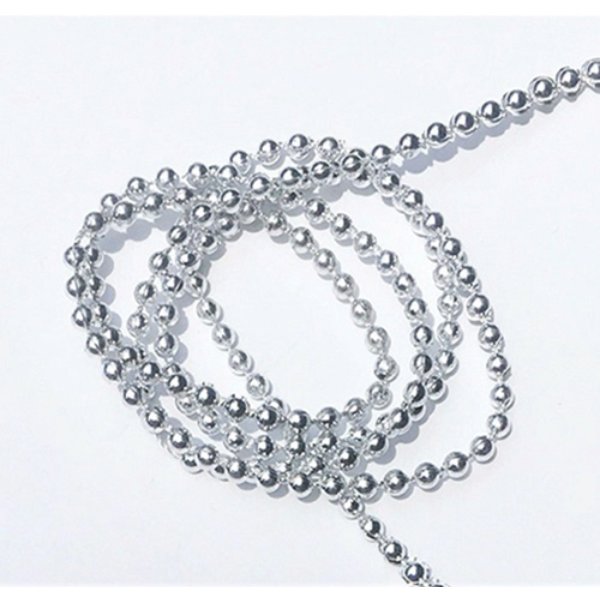 CLD222 1 yards Silver Ball Garland for Dollhouse Miniature