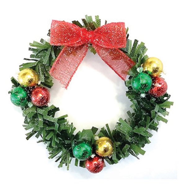 CLD6027 Festive Wreath for Dollhouse Miniature