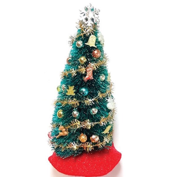 CLD801 Traditional Christmas Tree for Dollhouse Miniature