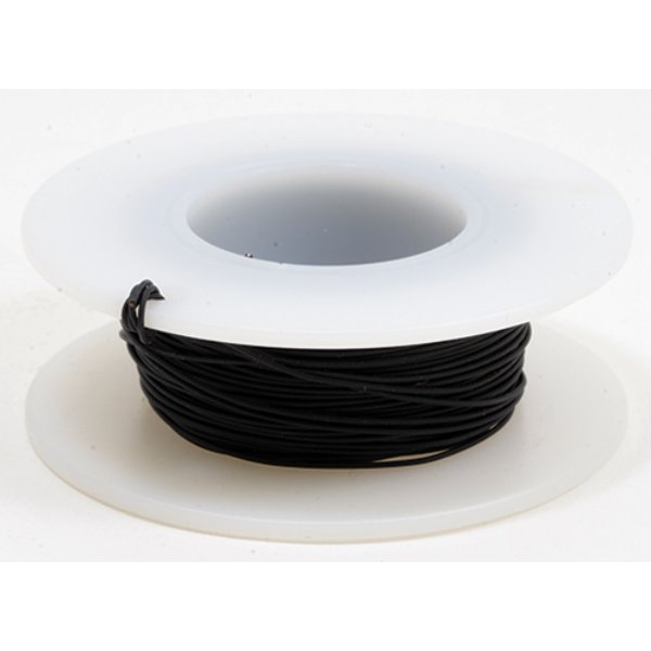 CRS727-2 50 ft. Kynar Hook-Up Wire for Dollhouse Miniature - Black