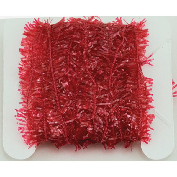 CLD110 Tinsel Garland for Dollhouse Miniature - Cranberry Red