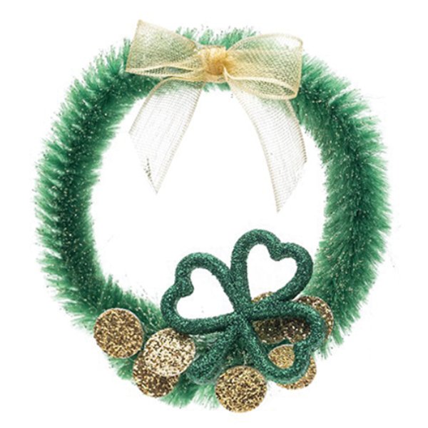 CLD6031 Shamrock Wreath for Dollhouse Miniature