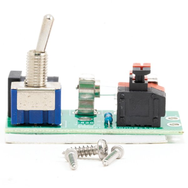 CRS701-1S Connection Block with 2A Fuse & Switch for Dollhouse Miniature