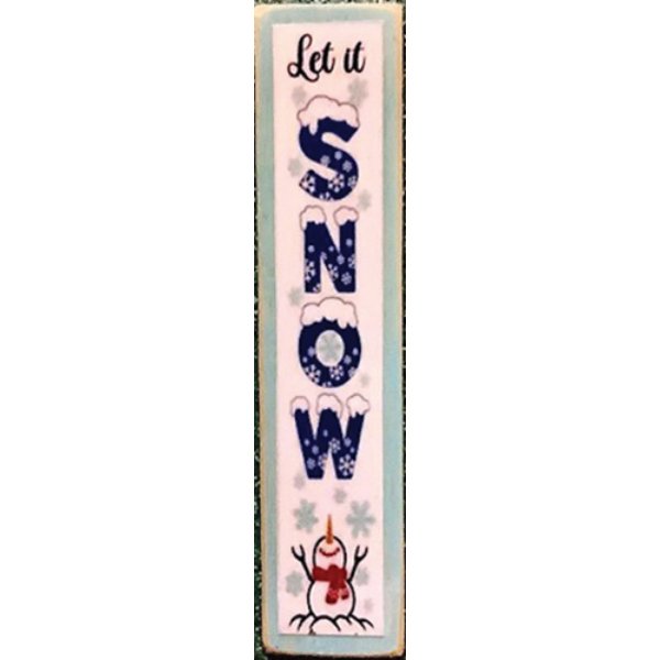 CLD923 Porch Board for Dollhouse Miniature - Snowman