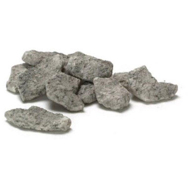 FCA1822GY Pathway Stone for Dollhouse Miniature - Gray - 12 Piece