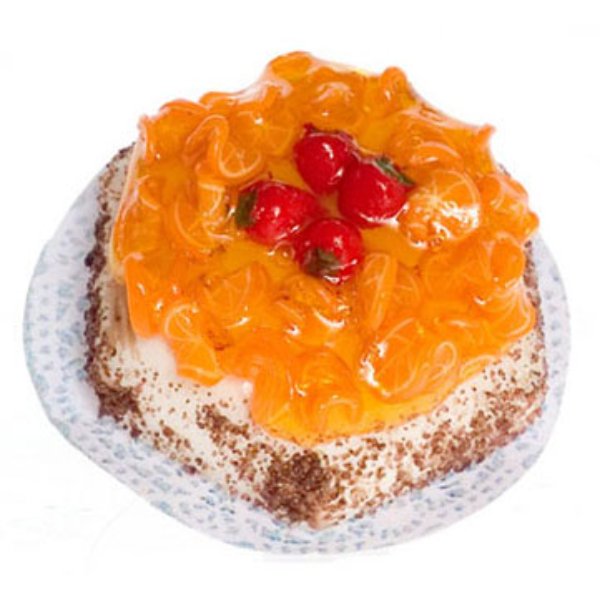 FCA3639 Cake for Dollhouse Miniatures - 2 Piece