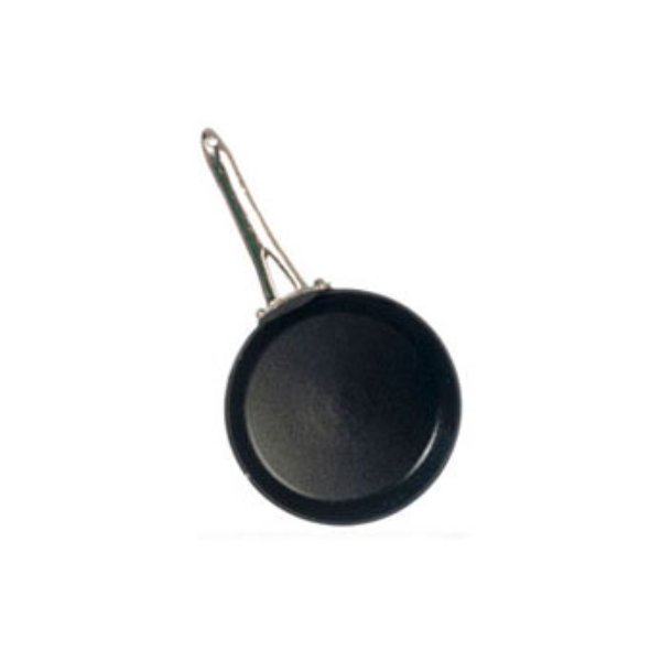 FCA4466BK Non-Stick Pan for Dollhouse Miniature - Black - Small