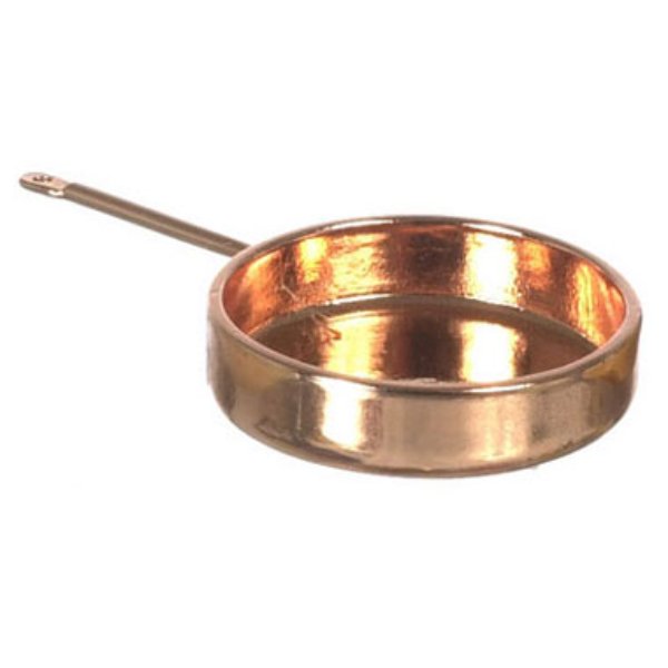 FCAN1361CP Skillet for Dollhouse Miniature - Copper - Large