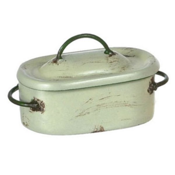 FCAN1365BG Dutch Oven for Dollhouse Miniature - Beige