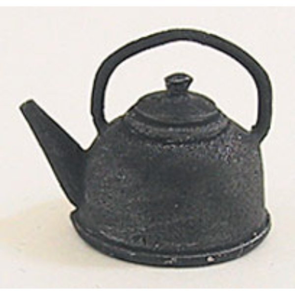ISL03311 Black Tea Kettle for Dollhouse Miniature
