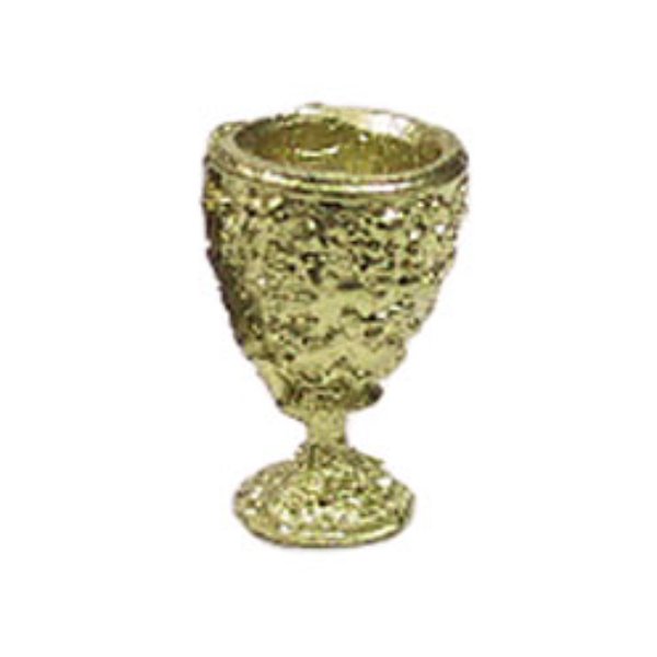 ISL0412 Ornate Goblet for Dollhouse Miniature - Gold
