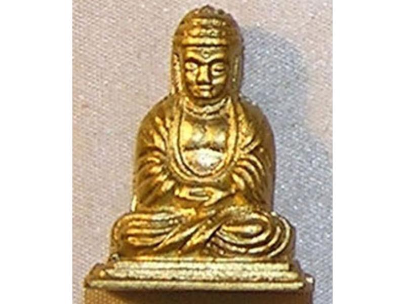 ISL2797 Buddha for Dollhouse Miniature, Gold - Large