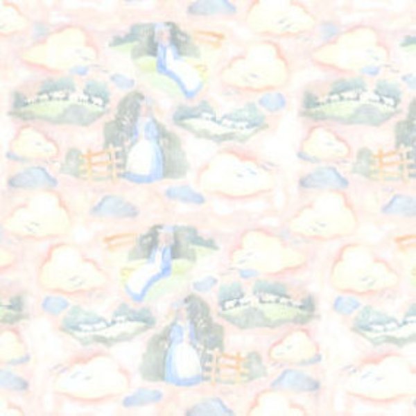 JM73 Wallpaper for Dollhouse Miniature - Shepherdess - 3 Piece