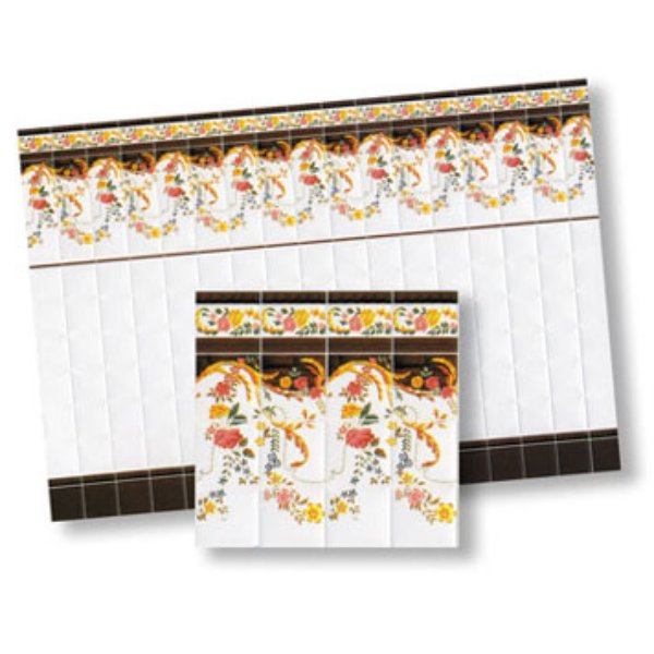 WM34327 Mediterranean Tiles for Dollhouse Miniature