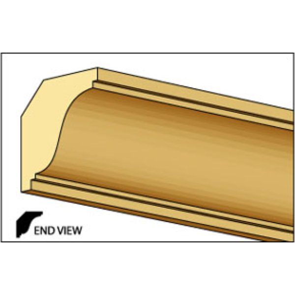 NE950 COA-16 Crown & Cornice for Dollhouse Miniature