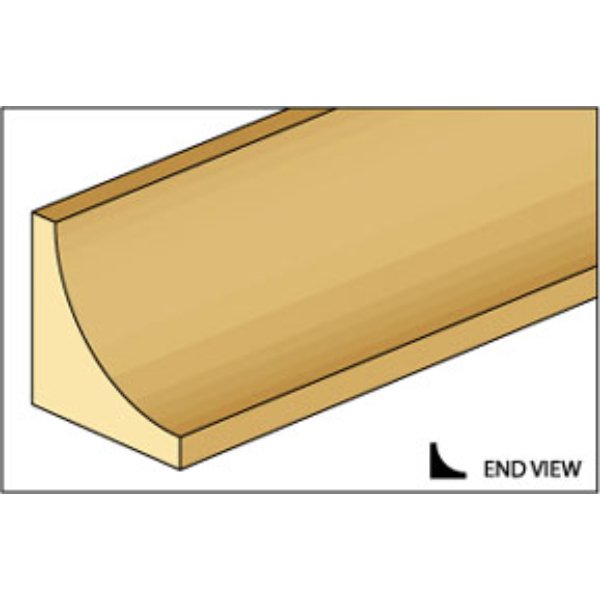 NE98 0.25 in. Cove for Dollhouse Miniature