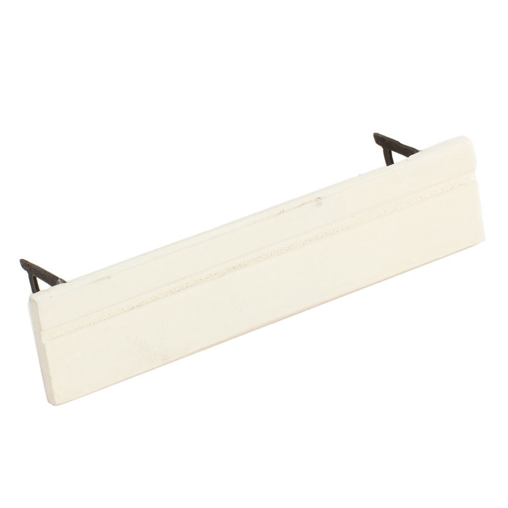 OLDA100WH 3 in. 1-12 Scale Dollhouse Miniature Plate Shelf, White