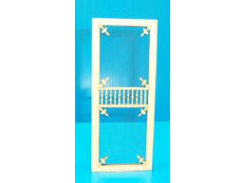 LT070 2.875 x 6.68 in. Victorian Screen Door for Dollhouse Miniature