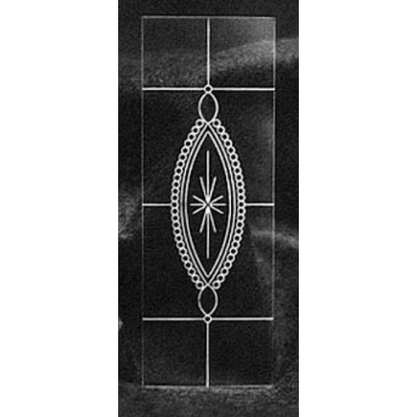 LT095 Victorian Oval Pane - HW6002 & 6033 for Dollhouse Miniature