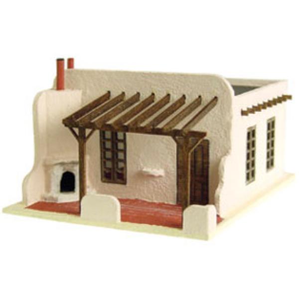 LT848 The Adobe House Kit for Dollhouse Miniature