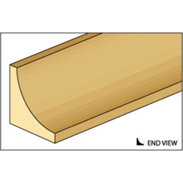 NE95 0.15 in. Cove for Dollhouse Miniature