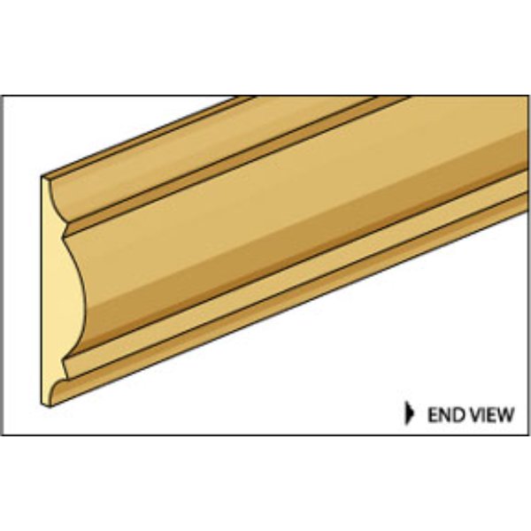 NE951 CRA-6 Chair Rail for Dollhouse Miniature