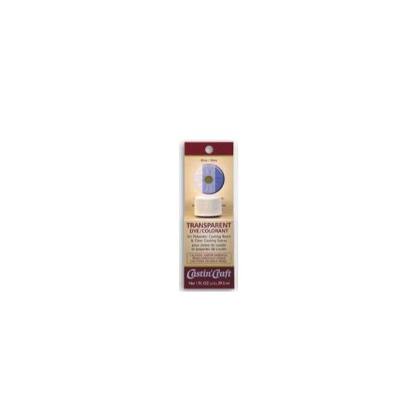 SMWR14 1 oz Carded Transparent Dye for Dollhouse Miniatures - Blue