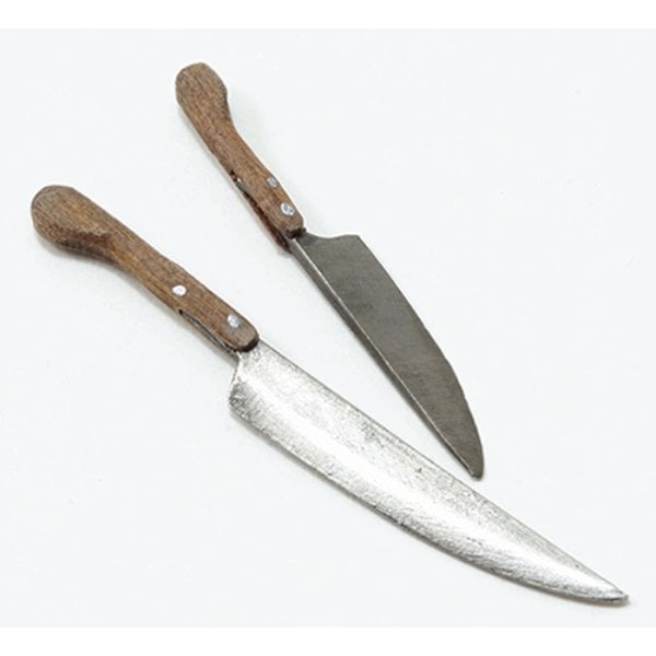 STT689 Knife Set for Dollhouse Miniature - 2 Piece