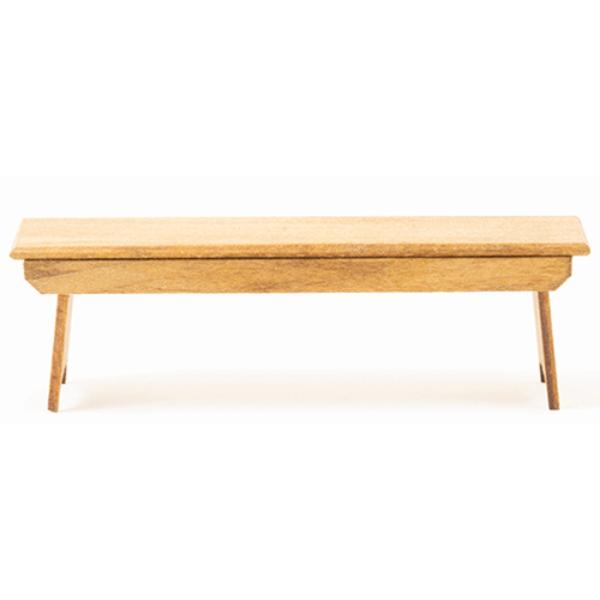 STT907P 5 x 1.13 x 1.56 in. Pine Bench for Dollhouse Miniatures