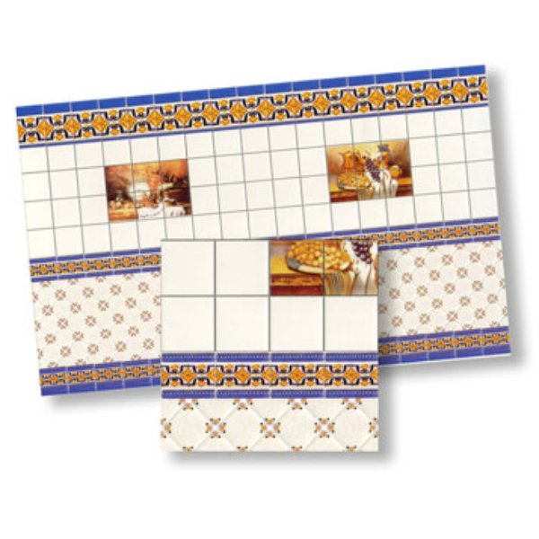 WM24004 0.5 in. Scale Kitchen Tile for Dollhouse Miniature