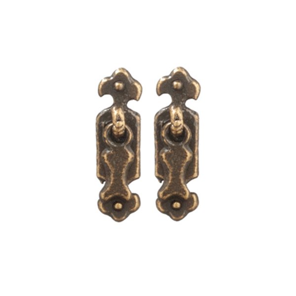 AZS3017 Cabinet Pulls for Dollhouse Miniature - 2 Piece