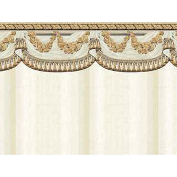 MG211D23 Tara Wallpaper for Dollhouse Miniature - White - 3 Piece