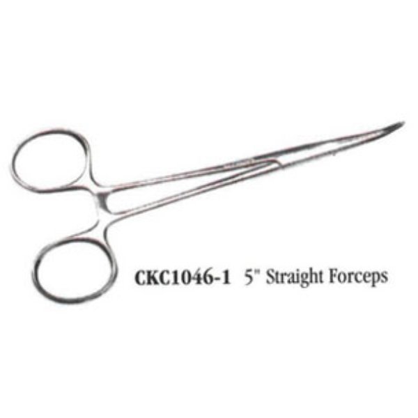 CK1046-1 5 in. Straight Locking Forceps for Dollhouse Miniature