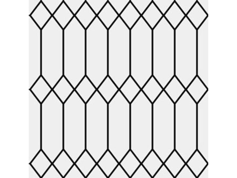 SLIM27 Adaptable Tudor Style Window Pane Kit for Dollhouse Miniature