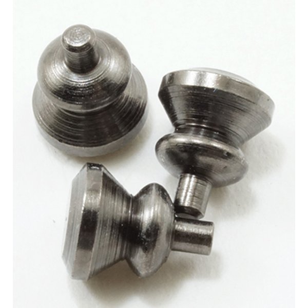 CLA05533 Round Knobs for Dollhouse Miniature - Pewter - Pack of 6