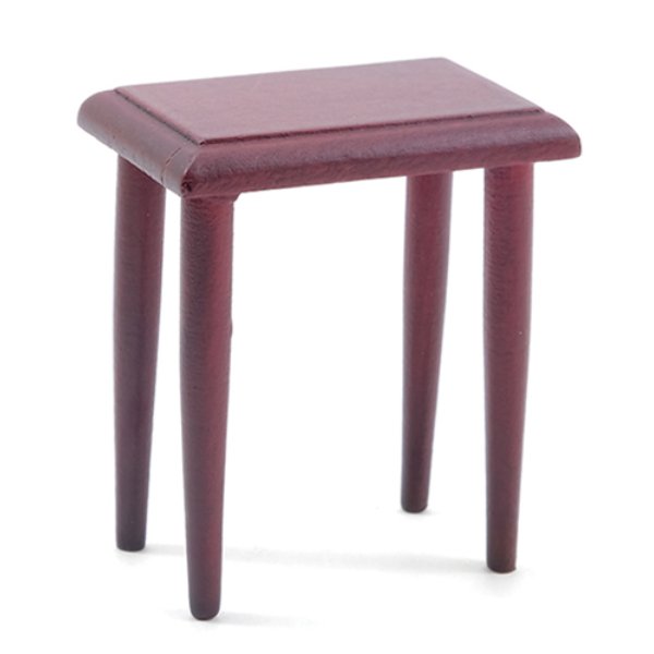 CLA10303 Side Table for Dollhouse Miniature - Mahogany