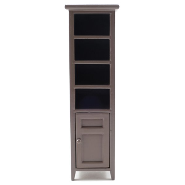 CLA10707 Bath Cabinet for Dollhouse Miniature - Espresso