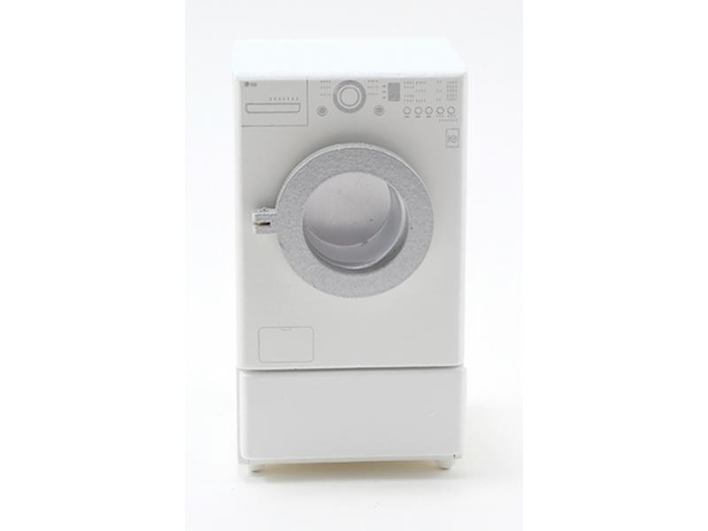 CLA10912 Modern Front Load Washer for Dollhouse Miniature, White