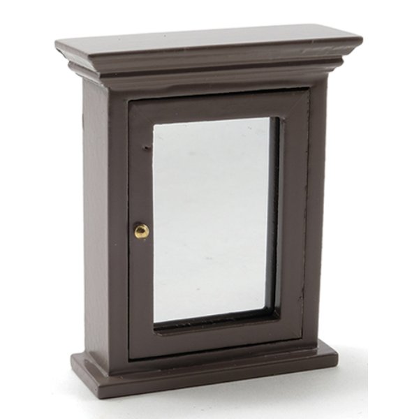 CLA10994 Vanity Mirror for Dollhouse Miniature - Espresso