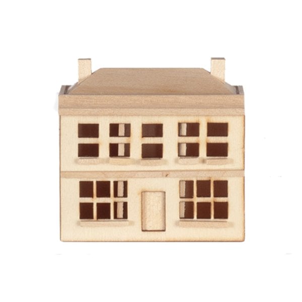 AZT8457 Mini Dollhouse for Miniature - Unfinished
